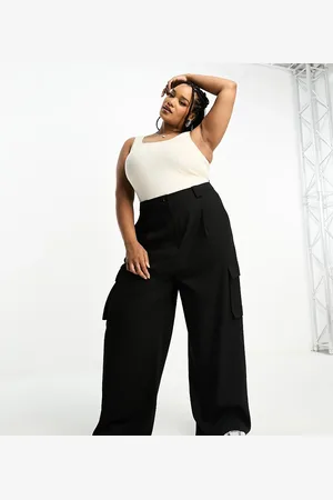 ASOS ASOS DESIGN Curve tailored cargo trouser in