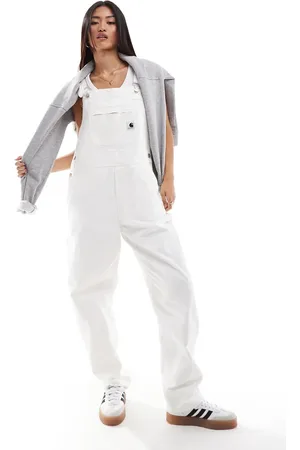 Carhartt Norris bib denim dungarees in off