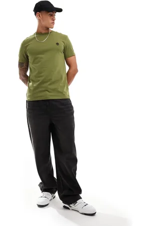 Timberland Dunstan small logo t-shirt in khaki