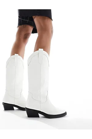 ASOS Camden flat western knee boots in