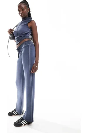 COLLUSION Washed sports detail yoga pant in