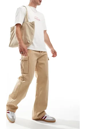 HUGO BOSS X Les Benjamins loose fit cargo trousers in beige