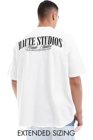 ASOS Oversized t-shirt in heavyweight 220gsm with back print