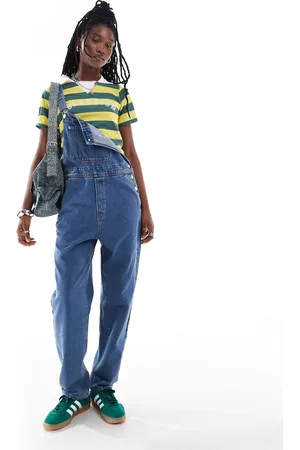 Monki Denim dungarees in mid