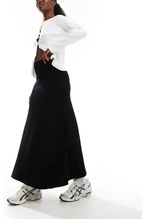 Y.A.S Knitted maxi skirt in
