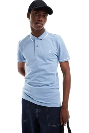 Calvin Klein Small logo polo shirt in faded