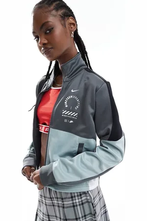 Nike Streetwear woven jacket in and blue