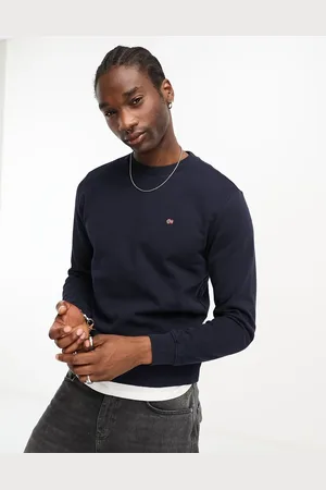 Napapijri Balis small logo fleece sweatshirt in