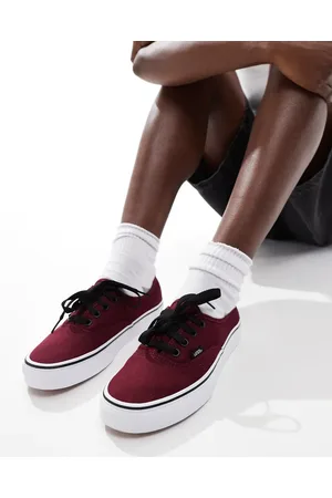 Vans Authentic trainers in burgundy and white