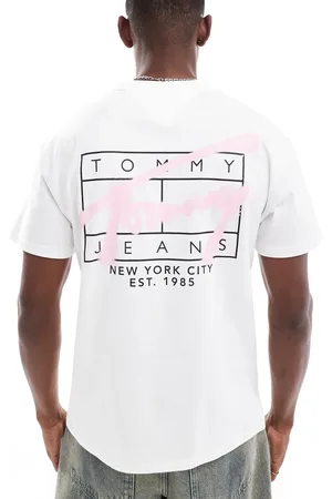 Tommy Hilfiger Graffiti back print logo t-shirt in
