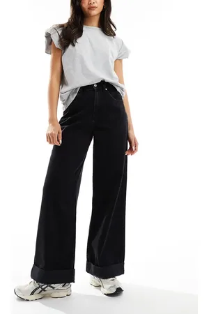 ASOS Loose jean with deep turn up cuff in