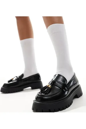 SEQWL Chunky tassle loafers in box