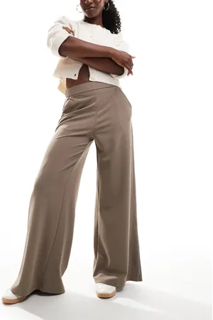 JDY Wide leg tailored trousers in