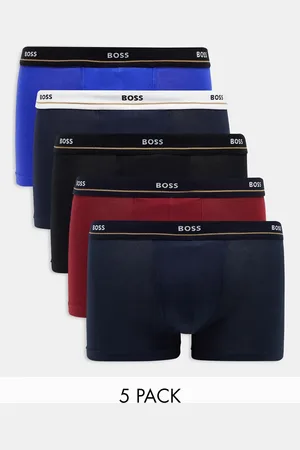 HUGO BOSS Essential 5 pack trunks in
