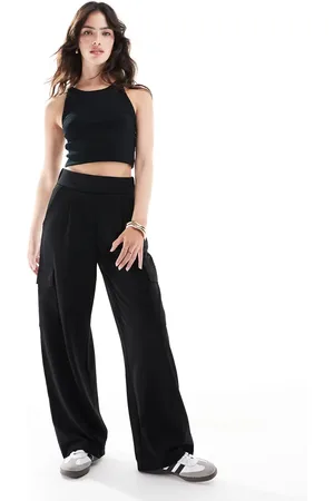 JDY Wide leg cargo trouser co-ord in