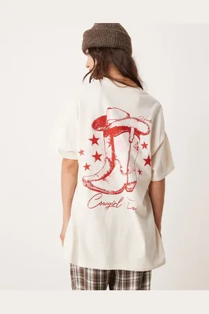 Miss Selfridge Cow girl era oversized tee