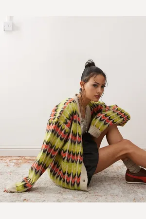Obey Vintage print cardigan in