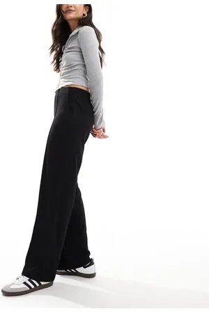 JDY High waist trouser with front seam detail in