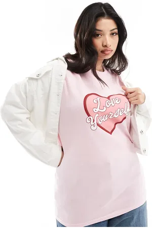 In The Style Love Yourself slogan t-shirt in