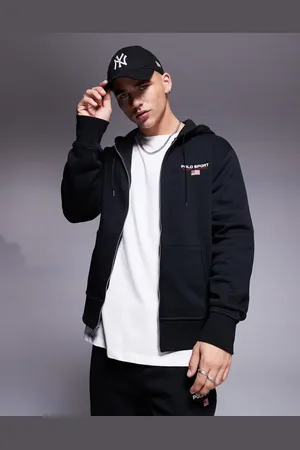 Ralph Lauren Sports Capsule logo zip up hoodie in