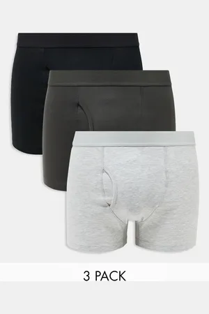 Weekday 3-pack boxer briefs in black and