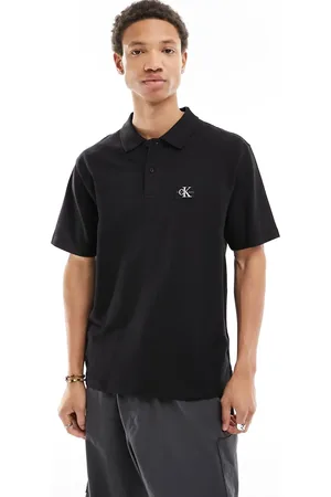 Calvin Klein Texture relaxed polo in