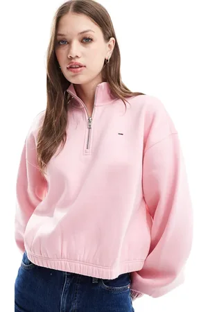 Tommy Hilfiger Boxy half zip sweatshirt in