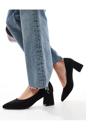 SEQWL Pointed block heeled shoes in