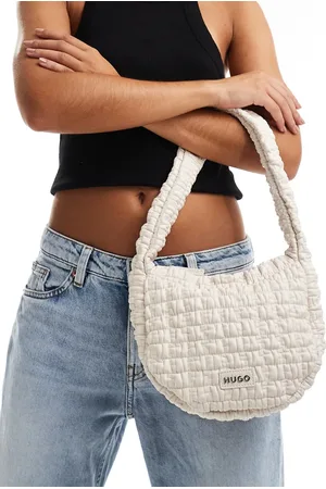 HUGO BOSS Mini shoulder bag in off