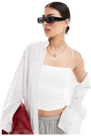 ASOS Seamless sculpting 90s long line bandeau top in