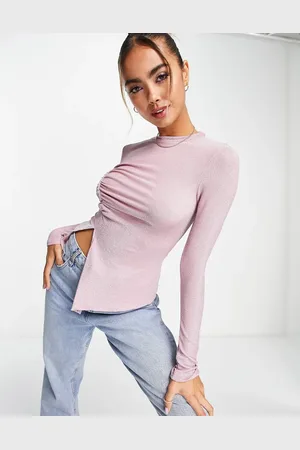 The Frolic Exclusive ruched detail metallic top in