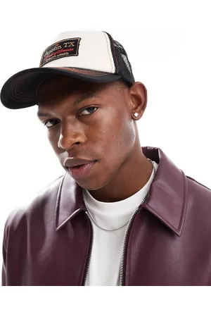 ASOS Trucker cap with embroidery in and ecru