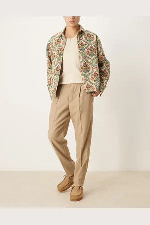 Abercrombie & Fitch Pull on loose trousers in camel