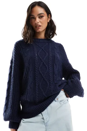 Brave Soul Oversized cable knit jumper in