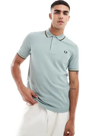 Fred Perry Twin tipped polo shirt in slate