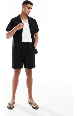 South Beach Tonal seersucker stripe beach short in