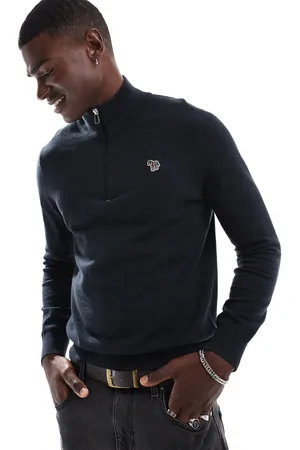 Paul Smith Half zip jumper with icon logo in