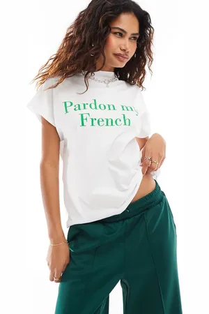 Noisy May T-shirt with French graphic in