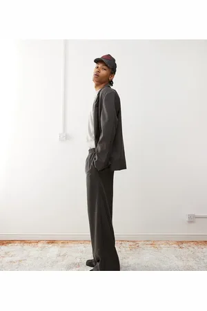 COLLUSION Wide leg tailored jogger co-ord in hounstooth