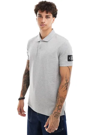 Calvin Klein Badge polo in marl