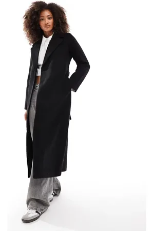 VERO MODA Belted maxi coat in