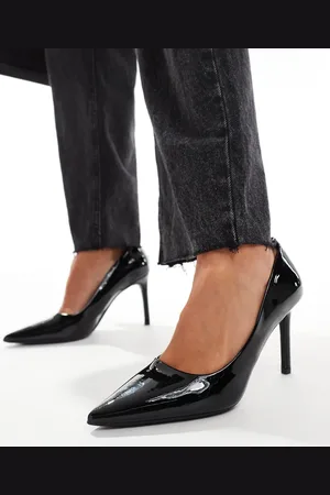 SEQWL Pointed court shoes with stiletto heel in patent