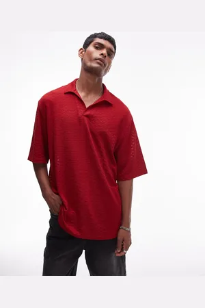 Topman Short sleeve crochet shirt in