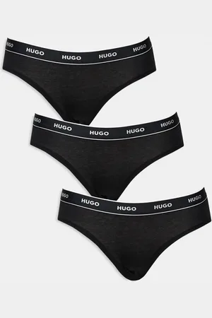 HUGO BOSS HUGO Bodywear 3 pack briefs in with logo waistband