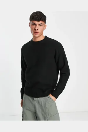 JACK & JONES Originals wool mix crew neck jumper in