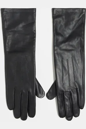 Topshop Gibson leather gloves in