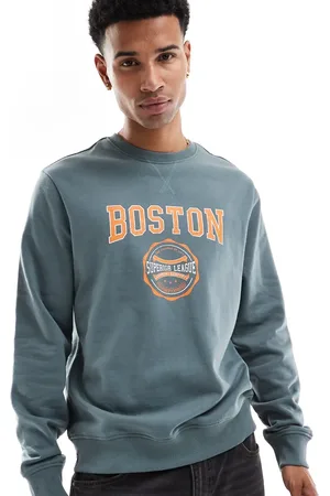 Threadbare Boston print sweatshirt in