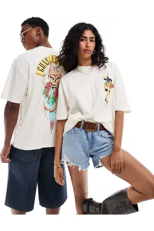 ASOS Unisex oversized band t-shirt with Guns N