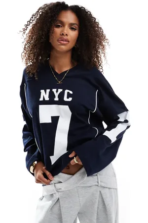 Stradivarius STR oversized baseball sweat in