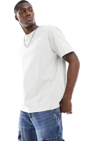 Another Influence Heavyweight oversized seam detail t-shirt in light